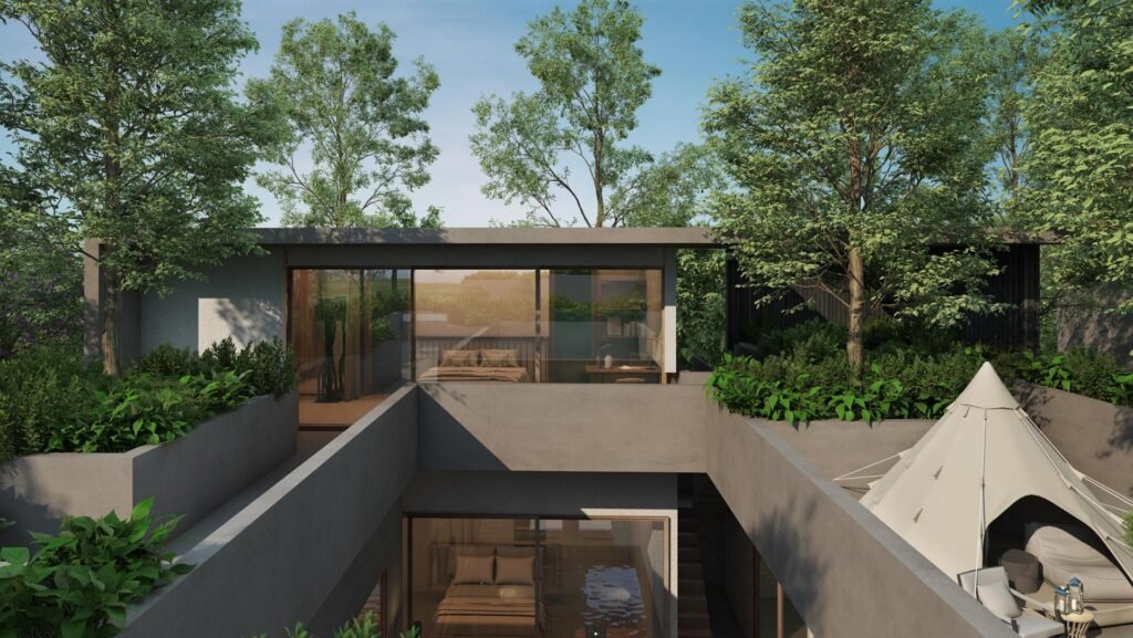 Forest View of Villa Qabalah